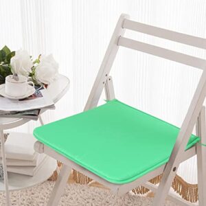 TUNKENCE Solid Chair Pad Chair Pad Covers Square Strap Garden Chair Pads Seat Cushion for Outdoor Bistros Stool Patio Dining Room for Office, Dining, Kitchen, Patio, Porch or Deck