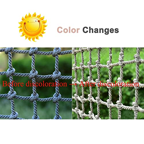 Climbing Net for Kids,Playground Climbing Cargo Safety Net,10mm Rope-20cm Mesh Rope Ladder Net, for Garden Climbing Frame,Backyard,Ceiling Decoration,Can Bearing Weight from 400kg(Size:1m*2m)