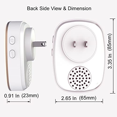 UNIONOW White Noise Sound Machine, Portable Travel Sound Machine with 7 Relaxing Nature Sounds and Small Blue-Tooth Speaker for Home, Office, Hotel.