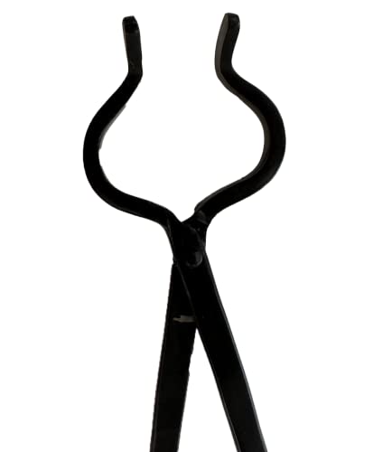 Mr Volcano Blacksmith Forge Foundry Tongs 20 inch - Blacksmithing Tool for Beginner Professional Blacksmiths Bladesmiths Craftsmen