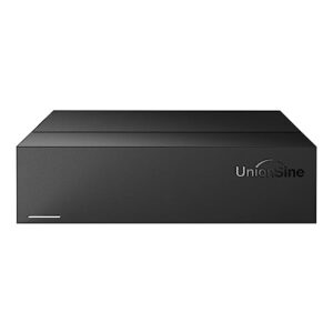unionsine 16tb 3.5" desktop external hard drive usb3.2gen2 type-c hdd storage compatible for pc,tv, desktop, laptop(black) hd3511