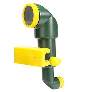 reddgoose playground periscope for kids - pirate periscope toy swing set accessory for outdoor playhouse playset backyard -green
