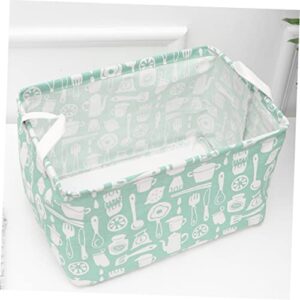 KOMBIUDA Storage Bin Container Decorative Storage Baskets Cloth Storage Bin Closet Book Basket Sundries Organizer Storage Container Sundries Basket Storage Box Fabric Laundry Basket