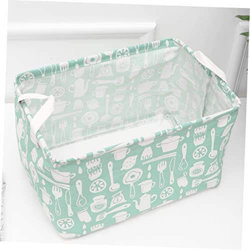 KOMBIUDA Storage Bin Container Decorative Storage Baskets Cloth Storage Bin Closet Book Basket Sundries Organizer Storage Container Sundries Basket Storage Box Fabric Laundry Basket