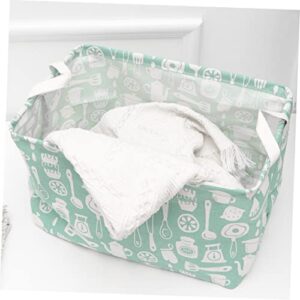 KOMBIUDA Storage Bin Container Decorative Storage Baskets Cloth Storage Bin Closet Book Basket Sundries Organizer Storage Container Sundries Basket Storage Box Fabric Laundry Basket