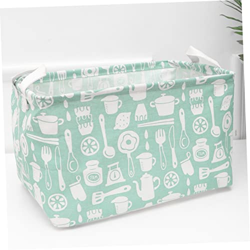 KOMBIUDA Storage Bin Container Decorative Storage Baskets Cloth Storage Bin Closet Book Basket Sundries Organizer Storage Container Sundries Basket Storage Box Fabric Laundry Basket