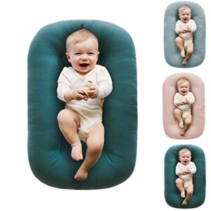 oliwex baby lounger,baby lounger pillow,baby lounger 0-24 months,baby lounger for newborn (malachite green)