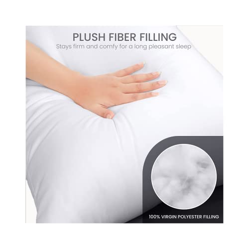 Roomate Pregnancy Pillows, U Shaped Full Body Maternity Pillow with Removable Cover - Support for Back, Legs, Belly, Hips for Pregnant Women, 57x 27 Inch Pregnancy Pillows for Sleeping, Grey