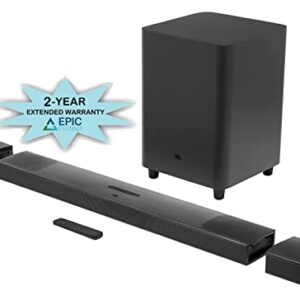 JBL BAR-9-1-TRUE-WIRELESS-SURROUND 9.1ch Surround Soundbar System with an Additional 2 Year Coverage by Epic Protect (2020)