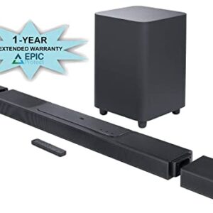 JBL BAR-1300X 11.1.4ch Soundbar and Subwoofer with Surround Speakers with an Additional 1 Year Coverage by Epic Protect (2023)