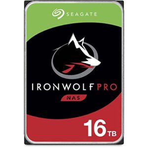 Seagate IronWolf Pro 16TB SATA III 3.5" Internal NAS Hard Drive, 7200 RPM, Pair