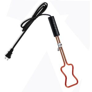 electric charcoal fire starter lighter – bbq grill fire starters for fireplace campfires coal quick ignite briquettes |no sparks or flames | 304 stainless steel coils elements 5ft long cable cord 600w