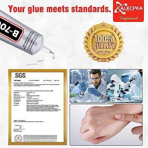 B7000 Glue - 15ml/0.5oz (2 Pack) - Multipurpose Adhesive for Electronics, Crafts, Jewelry - Strong Bonding, Flexible, Clear Drying
