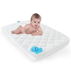 Pack and Play Mattress Topper and Waterproof Pack n Play Mattress Pad Cover