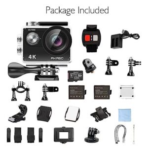 AKASO EK7000 4K30FPS 20MP Action Camera + Kingston 64GB microSDXC Canvas Memory Card (Bundle)