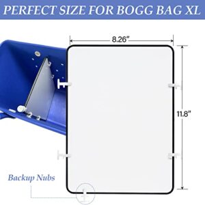 Eslcorri 2Pcs Divider Tray for XL Bogg Bag Beach Bag Accessories Organizer Tray Compatible with BOGG BAG Tray Insert for Rubber Open Beach Tote Hand Bag, Organizing Bogg Bags and Divide Space