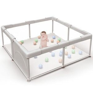 baby playpen 47x47 inch small playpen for babies and toddlers active or nap area