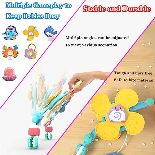 HONGID Baby Stroller Arch Toy - Montessori Toys Car Seat Toys for Infants 0-6-12 Months,Sensory Toys Birthday Gifts for 1 2 3 Toddler Boy Girl, Stocking Stuffers for 0 3 6 9 12 18 24 Months