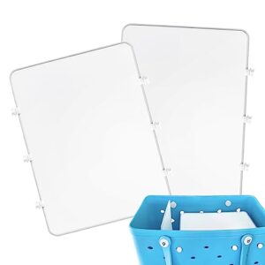 biflute divider tray for bogg bag accessories, 2pcs divider for the original size bogg bag help with organizing and divide space, multifunctional beach bag insert divider tray for beach picnic lunch