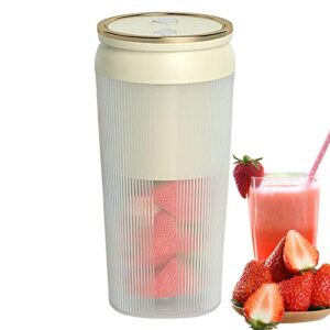 portable blender smoothie maker, 300ml 35w usb rechargeable nutrient extractor high speed mini blender, multi-function cold beverage smoothie maker for baby food shakes and smoothies nuts frozen fruit