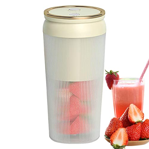 Portable Blender Smoothie Maker, 300ml 35W USB Rechargeable Nutrient Extractor High Speed Mini Blender, Multi-Function Cold Beverage Smoothie Maker For Baby Food Shakes And Smoothies Nuts Frozen Fruit