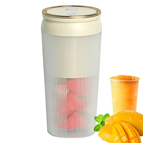 Portable Blender Smoothie Maker, 300ml 35W USB Rechargeable Nutrient Extractor High Speed Mini Blender, Multi-Function Cold Beverage Smoothie Maker For Baby Food Shakes And Smoothies Nuts Frozen Fruit