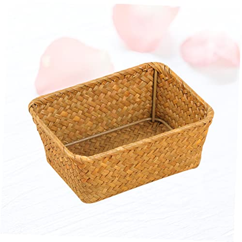 Closet Dresser Box Mini Mini Food Kids Mini Wicker Basket Seagrass Shelf Bins Kids Dressers Storage Box Storage Basket Storage Rack Wooden Bamboo The Basket Woven Baskets