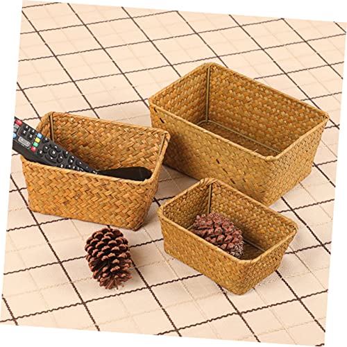 Closet Dresser Box Mini Mini Food Kids Mini Wicker Basket Seagrass Shelf Bins Kids Dressers Storage Box Storage Basket Storage Rack Wooden Bamboo The Basket Woven Baskets