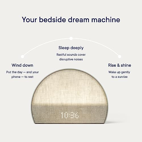 Hatch Restore 2 | Sunrise Alarm Clock | Sound Machine | Bedside Dream Machine | Smart Light | White Noise | Custom Sleep Routines | Dimmable Clock | Deep Sleep | Gentle Alarm | Wake Up Rested | Slate