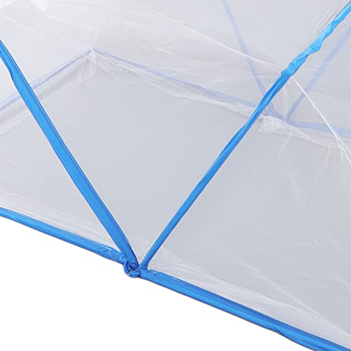 Baby Crib Tent, Mosquito Net Tent Foldable Portable Ventilate Summer Bedroom Net Tent for Baby Kids Students (Blue)