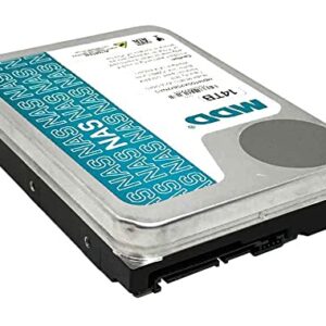 MDD (MD14TSATA25672NAS) 14TB 7200 RPM 256MB Cache SATA 6.0Gb/s 3.5" Internal NAS Hard Drive - 5 Years Warranty (Renewed)