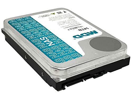 MDD (MD14TSATA25672NAS) 14TB 7200 RPM 256MB Cache SATA 6.0Gb/s 3.5" Internal NAS Hard Drive - 5 Years Warranty (Renewed)