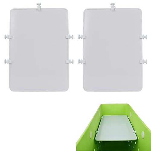 TOMKID Divider Tray for Bogg Bag Accessories for Bogg Bags compatible with BOGG BAG Original X Large Help with Organizing your Bogg Bag and Divide Space(2pcs,White)