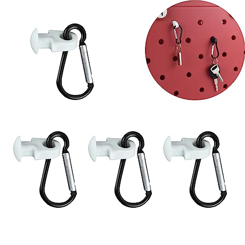 Chokoter 4 PCS Hooks for Bags, Beach Bag Accessories Inserts, Key Holders Compatible with Large Beach Bags