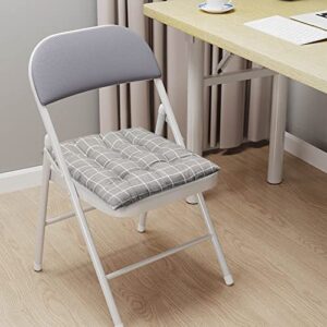 TUNKENCE Chair Pads for Dining Chairs Chair Cushions for Outdoor Furniture Thickened Cotton Linen Cushion Office Chair Cushion Cushion Car Cushion for Kitchen Dining Room Office, 16x16 Inch