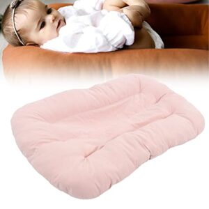 Baby Sleeping Lounger, Detachable Newborn Bassinet Neck Support Uterus Shape Soft Cotton for Home Use (Pink)