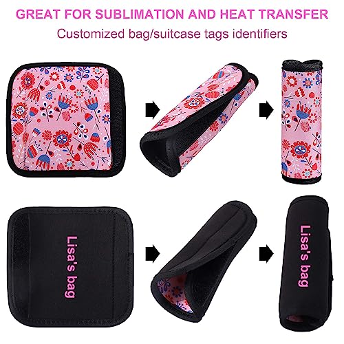 BABORUI Handle Wrap for Bogg Bag, Pink Flower Strap Wrap for Bogg Bag/Simply Southern Bag, Attachments Accessories for Bogg Bags to Relieve Hand Pressure and Protect Bag Handles