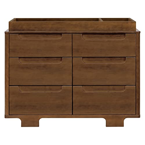 Babyletto Yuzu 6-Drawer Dresser in Natural Walnut, Greenguard Gold Certified