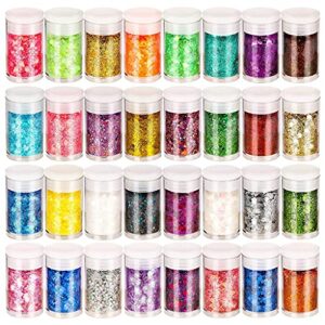 ✪ various craft glitter powder suitable for resin crafts body face and nails
