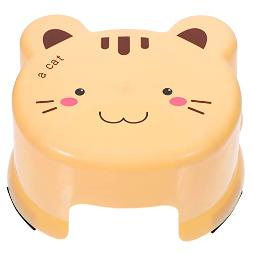 Cartoon Plastic Stool Stools Potty for Toddler ' Step Stools Potty Training Stool Step Stool Chair Stool for Girls Step Stool for Bathroom Stools for Classroom Yellow