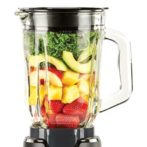 PowerXL™ Boost Blender, 4 Speed, 800 Watts, 48-oz Glass Jar, Black