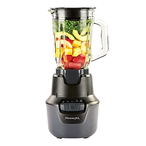 PowerXL™ Boost Blender, 4 Speed, 800 Watts, 48-oz Glass Jar, Black