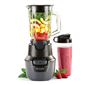 PowerXL™ Boost Blender, 4 Speed, 800 Watts, 48-oz Glass Jar, Black