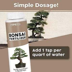 Bonsai Fertilizer for All Bonsai Trees, Great for Root Soaks, Liquid Plant Food 8 oz (250mL)