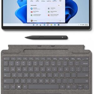 Microsoft Surface Pro 8 Tablet, LTE, Intel i5-1145G7, 16GB RAM, 256GB SSD, Intel UHD Graphics, 13" Touchscreen Display, Windows 11 Pro Laptop Computer, Platinum, EIP-00001 (Renewed)