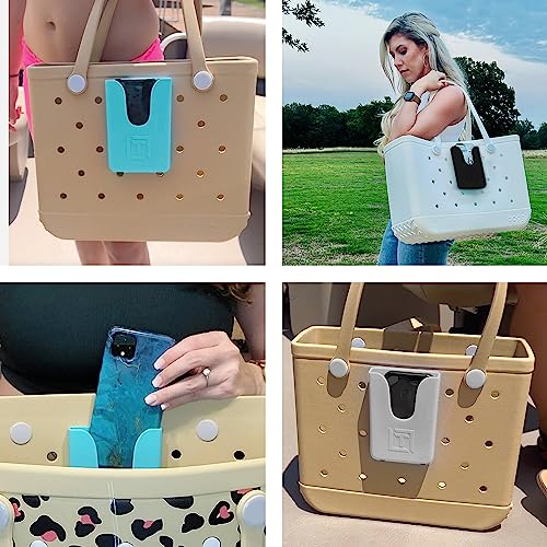 Tributary Brands - Phone Holder Compatible with Bogg Bag - Universal and Made of Silicone