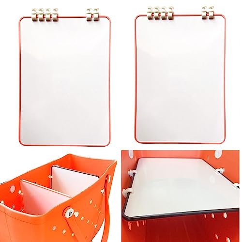 Esenjoylife 2PCS Pink Divider Tray for Bogg Bag Accessory Compatible with Original X Large Bogg Bag Help with Organizing Bogg Bag and Divide Space