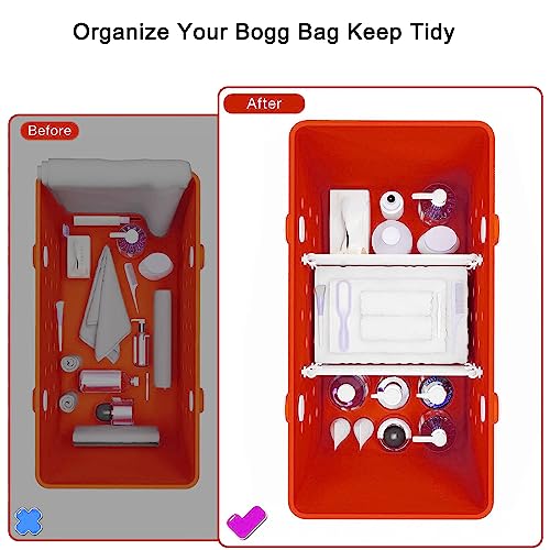 AMZDOG 2PCS Divider Tray for Bogg Bag, 11.8”*8.26” Beach Bag Divider Tray Accessories for X Large Bogg Bag Help with Organizing your Bogg Bag