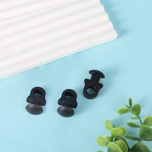 3pcs Keychain Hanger for Bogg Bag, Plastic Hooks Compatible with Bogg Bag Accessories for Bogg Bags Suitable for Charms Tassel Keychains (Black)