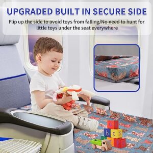 SMEKLYN Toddler Airplane Travel Bed, Airplane Seat Extender Footrest for Kids, Portable Baby Travel Essentials for Flying, Kids Foot Leg Rest Hammock Cot for Flights